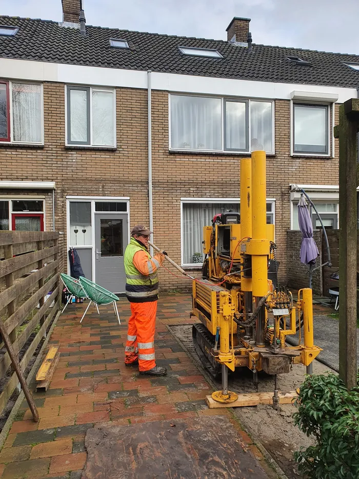 Bouwfoto van Aanbouw Schipperswegeling, Goes.
