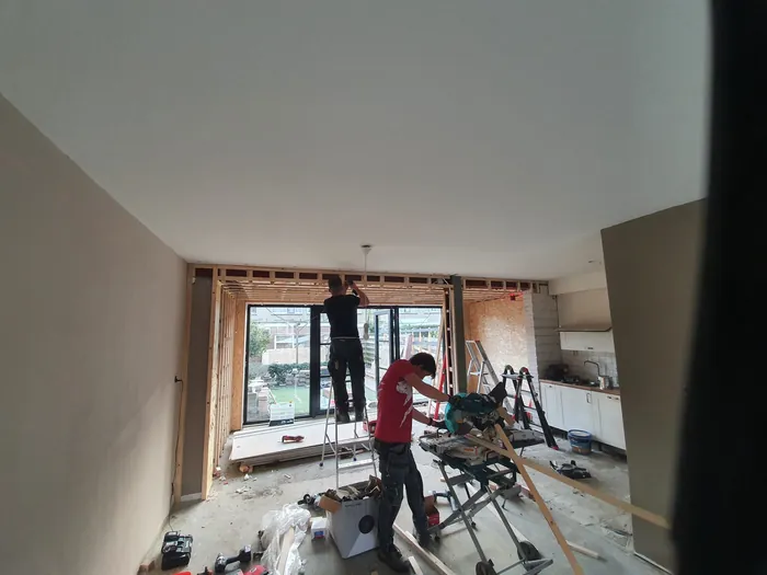 Bouwfoto van Aanbouw Schipperswegeling, Goes.