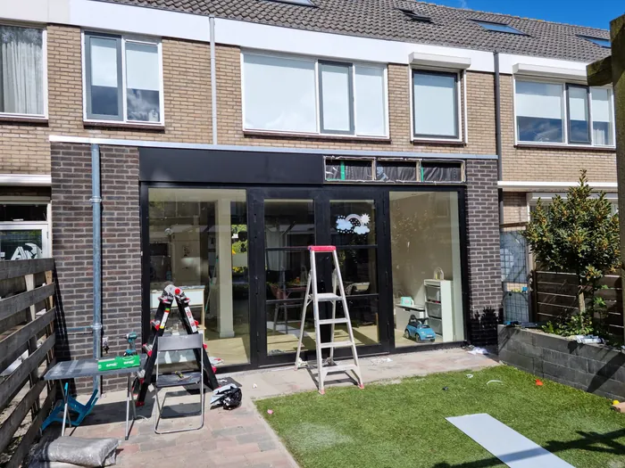 Bouwfoto van Aanbouw Schipperswegeling, Goes.