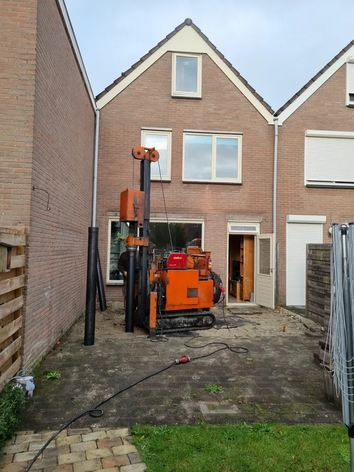 Bouwfoto van Aanbouw Simone Veilhoff, Goes.