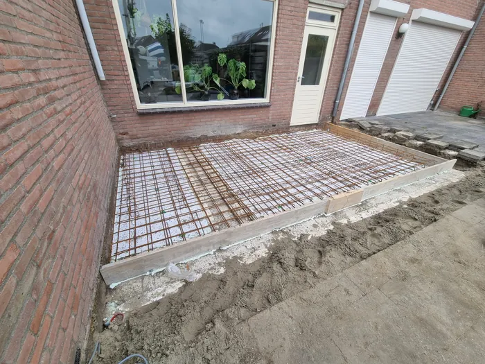 Bouwfoto van Aanbouw Simone Veilhoff, Goes.