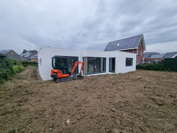 Bouwfoto van Bungalow Moelmeedt, Goes.