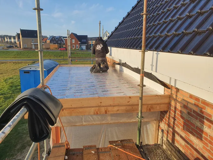 Bouwfoto van Woning Veerhaven, Kruiningen.