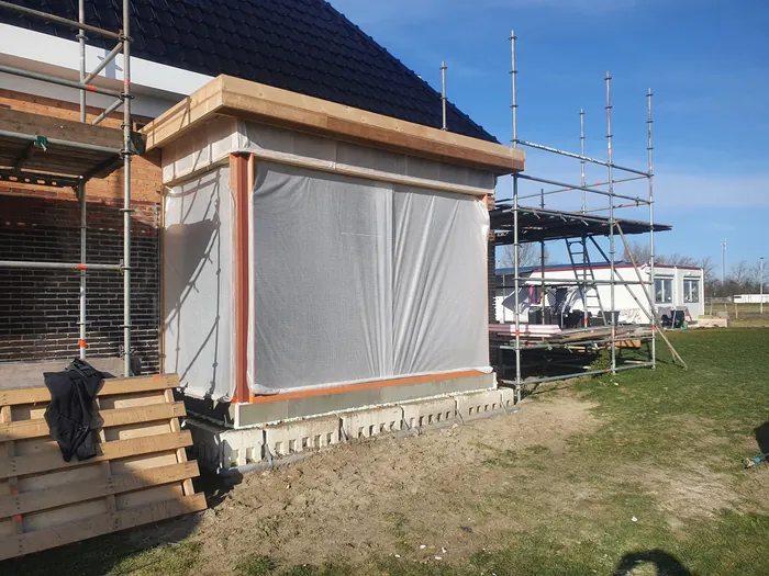 Bouwfoto van Woning Veerhaven, Kruiningen.