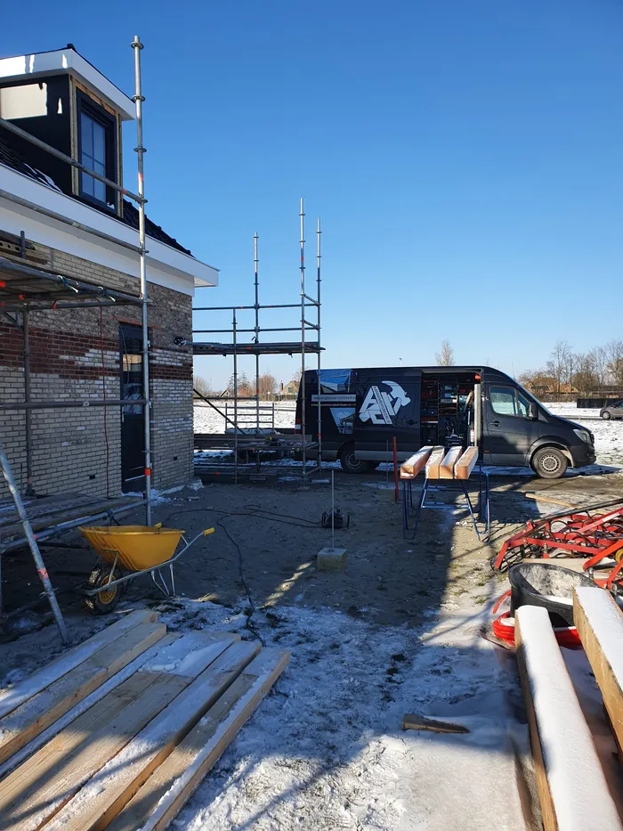 Bouwfoto van Woning Veerhaven, Kruiningen.