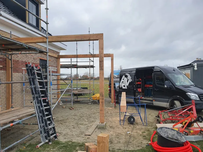 Bouwfoto van Woning Veerhaven, Kruiningen.
