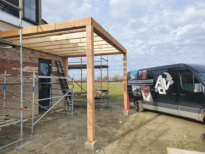 Bouwfoto van Woning Veerhaven, Kruiningen.