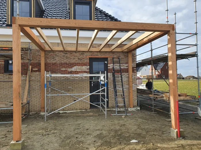 Bouwfoto van Woning Veerhaven, Kruiningen.